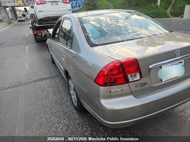 Продаж на аукціоні авто 2003 Honda Civic Lx, vin: 2HGES16603H939068, номер лоту: 20262644