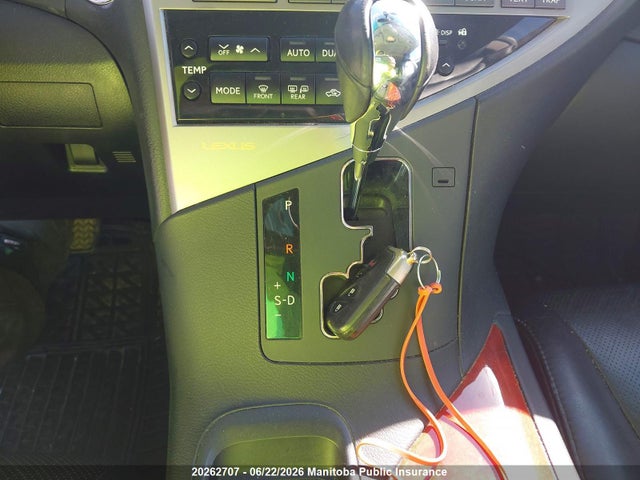 20262707 :رقم المزاد ، 2T2BK1BA4AC057013 vin ، 2010 Lexus Rx 350 350 مزاد بيع