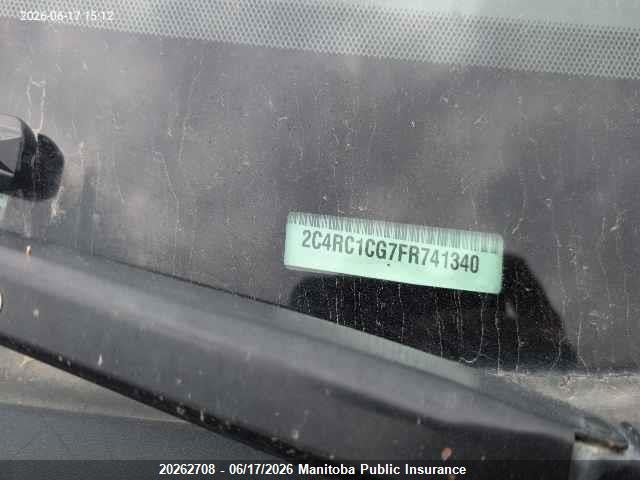 Продаж на аукціоні авто 2015 Chrysler Town & Country Touring, vin: 2C4RC1CG7FR741340, номер лоту: 20262708