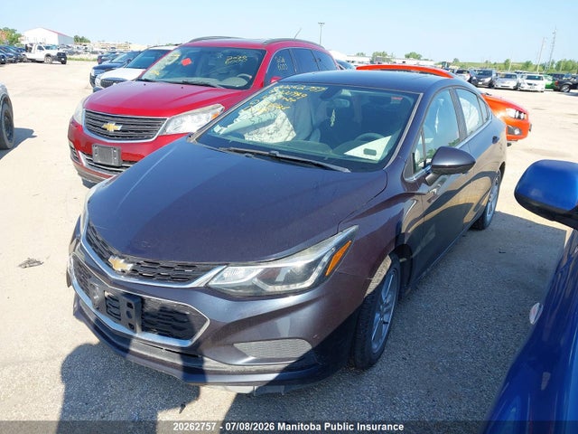 20262757 :رقم المزاد ، 1G1BE5SM6G7300949 vin ، 2016 Chevrolet Cruze Lt Turbo مزاد بيع