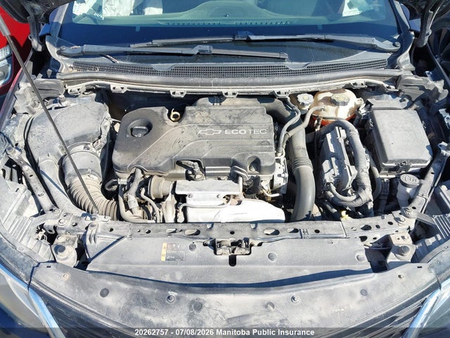 20262757 :رقم المزاد ، 1G1BE5SM6G7300949 vin ، 2016 Chevrolet Cruze Lt Turbo مزاد بيع
