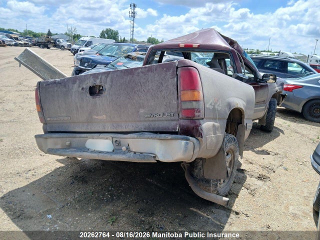2000 Chevrolet Silverado 1500 Ext Cab მანქანა იყიდება აუქციონზე, vin: 1GCEK19T2YZ237437, აუქციონის ნომერი: 20262764