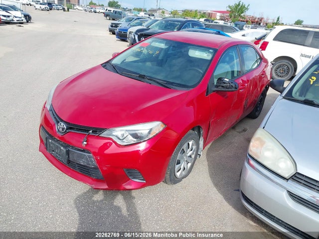2T1BURHE8GC642483 Toyota COROLLA LE
