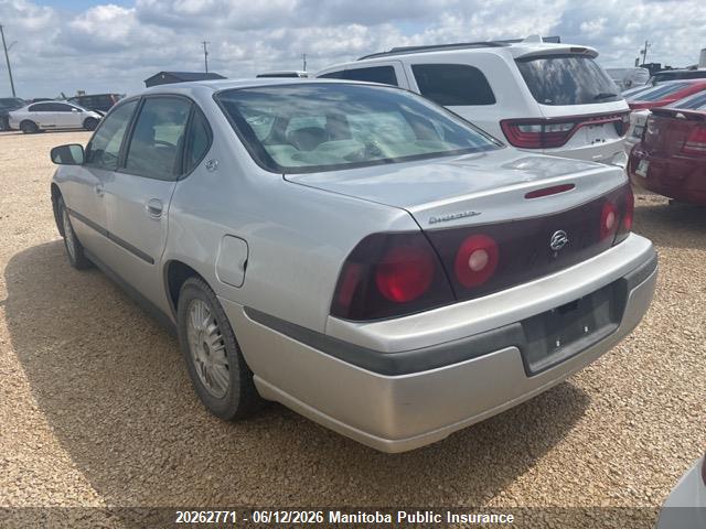 Продаж на аукціоні авто 2002 Chevrolet Impala, vin: 2G1WF55K129381973, номер лоту: 20262771