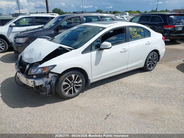 Продаж на аукціоні авто 2013 Honda Civic Ex, vin: 2HGFB2F53DH107646, номер лоту: 20262776