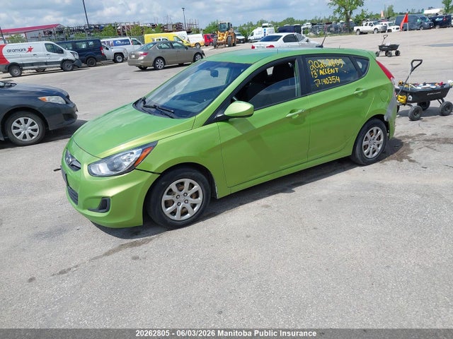 Aukcja sprzedaży 2013 Hyundai Accent Gl, vin: KMHCT5AE1DU140354, numer aukcji: 20262805