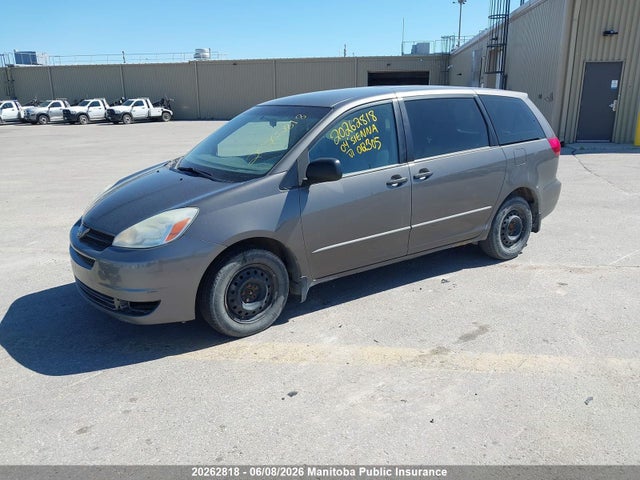 20262818 :رقم المزاد ، 5TDZA29C34S012305 vin ، 2004 Toyota Sienna Ce V6 مزاد بيع