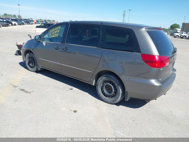 20262818 :رقم المزاد ، 5TDZA29C34S012305 vin ، 2004 Toyota Sienna Ce V6 مزاد بيع