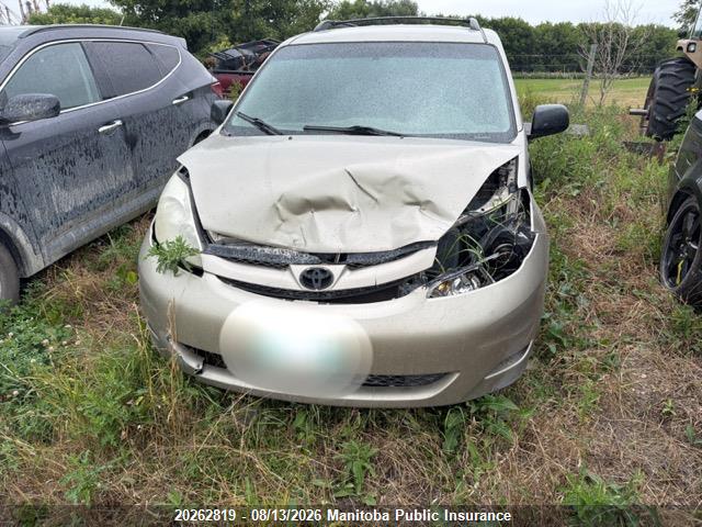 20262819 :رقم المزاد ، 5TDZK29C27S002396 vin ، 2007 Toyota Sienna Ce V6 مزاد بيع