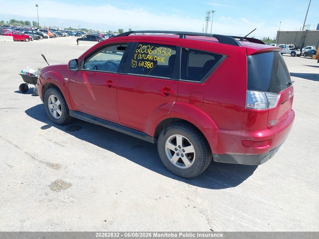 Продаж на аукціоні авто 2011 Mitsubishi Outlander Es, vin: JA4AT2AWXBU611380, номер лоту: 20262832