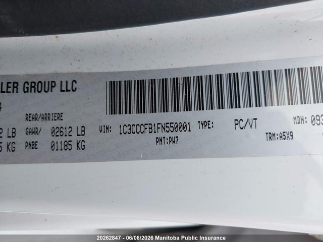Chrysler 200 LX 2015 1C3CCCFB1FN550001 Image 8