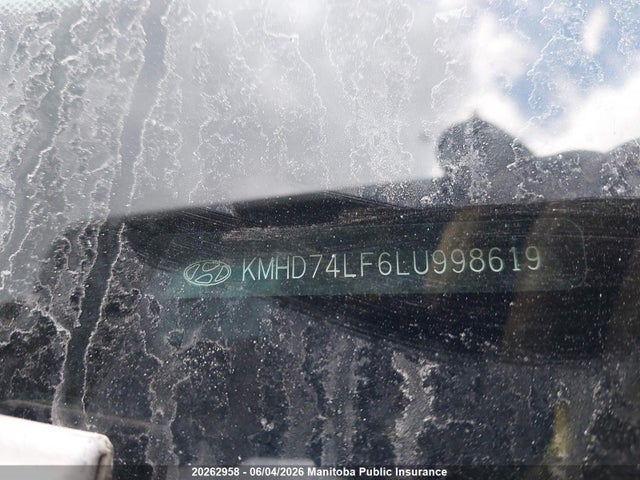 2020 Hyundai Elantra Essential მანქანა იყიდება აუქციონზე, vin: KMHD74LF6LU998619, აუქციონის ნომერი: 20262958