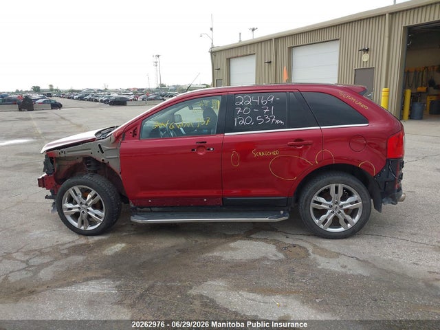 2013 Ford Edge Limited მანქანა იყიდება აუქციონზე, vin: 2FMDK4KC8DBC42576, აუქციონის ნომერი: 20262976