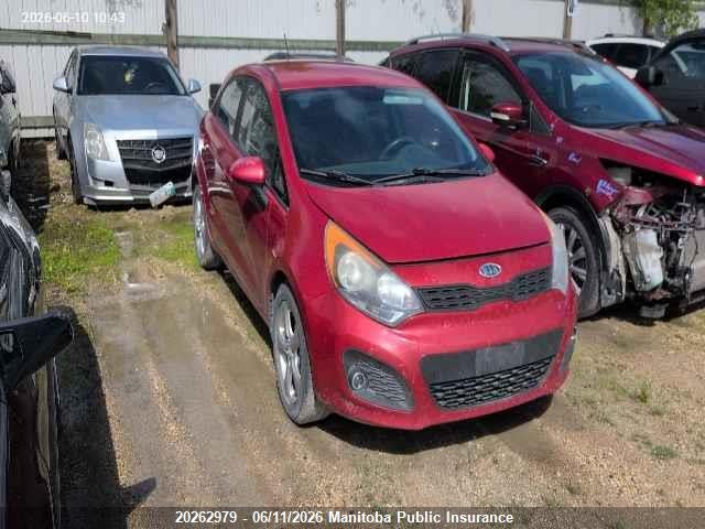 20262979 :رقم المزاد ، KNADM5A34D6767796 vin ، 2013 Kia Rio5 Lx+ مزاد بيع
