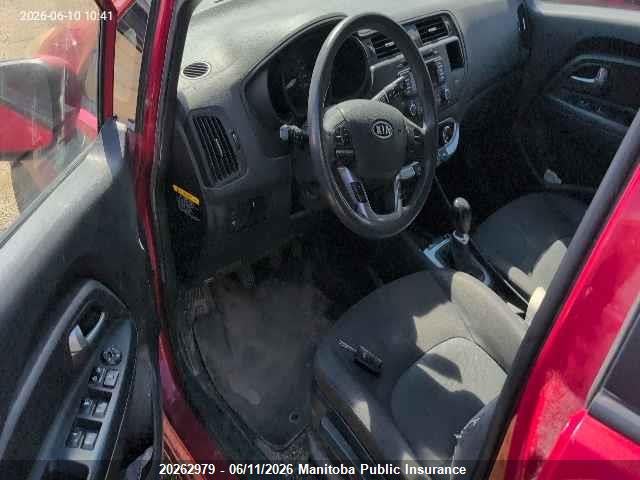 20262979 :رقم المزاد ، KNADM5A34D6767796 vin ، 2013 Kia Rio5 Lx+ مزاد بيع