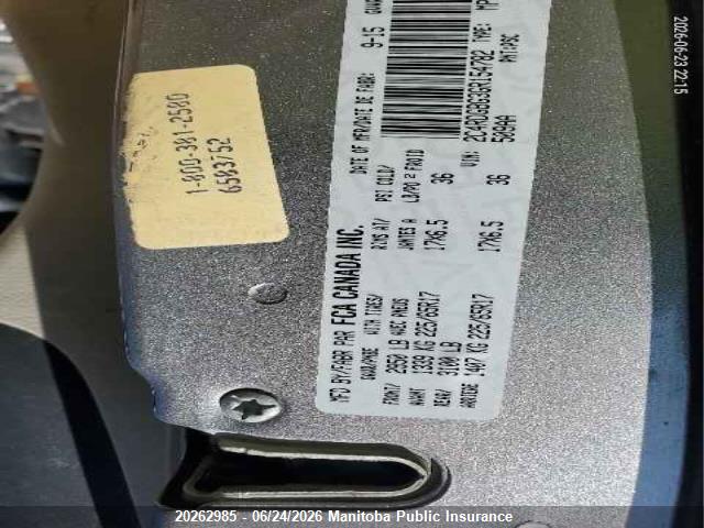2C4RDGBG3GR154782 Dodge Grand Caravan Se