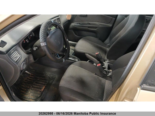 2009 Kia Rio Ex მანქანა იყიდება აუქციონზე, vin: KNADE223096479176, აუქციონის ნომერი: 20262998