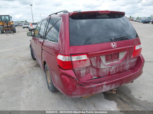 2005 Honda Odyssey Ex მანქანა იყიდება აუქციონზე, vin: 5FNRL38425B507157, აუქციონის ნომერი: 20263010