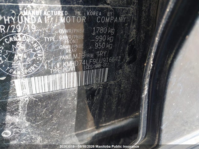 Hyundai Elantra Essential 2020 KMHD74LF9LU916642 Image 9