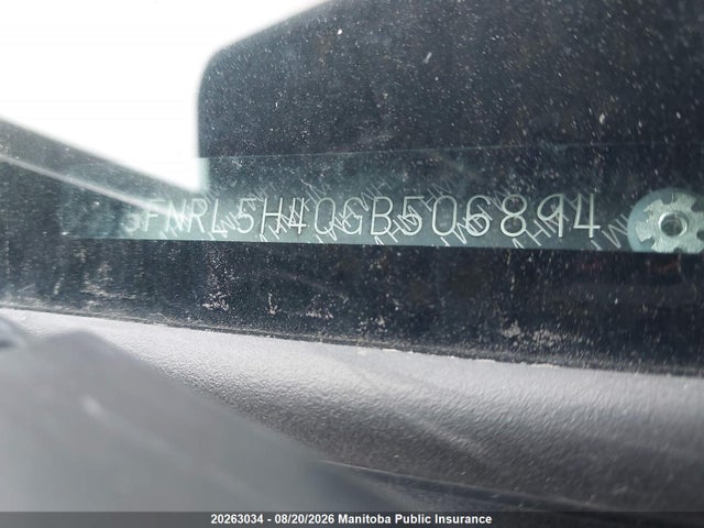 Honda ODYSSEY EX 2016 5FNRL5H40GB506894 Image 10