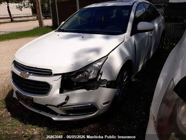 2016 Chevrolet Cruze Lt Turbo მანქანა იყიდება აუქციონზე, vin: 1G1PE5SB4G7226466, აუქციონის ნომერი: 20263048