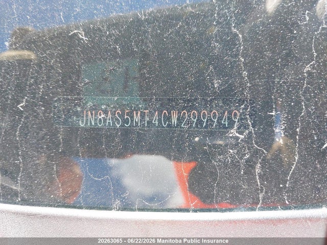 Aukcja sprzedaży 2012 Nissan Rogue Sv, vin: JN8AS5MT4CW299949, numer aukcji: 20263065