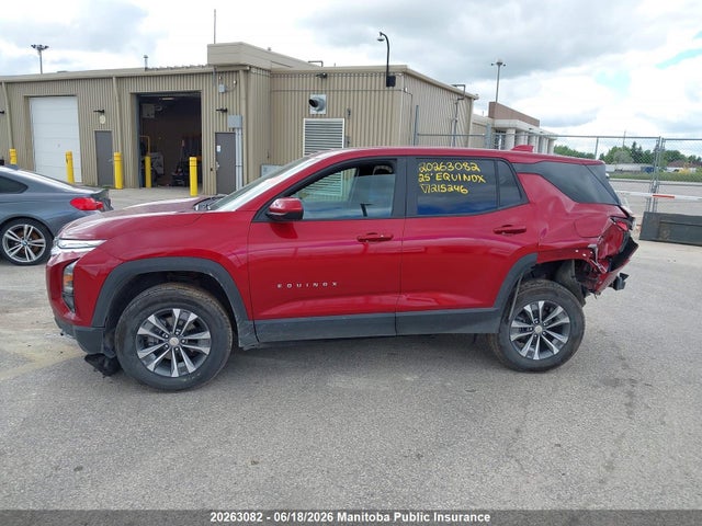 20263082 :رقم المزاد ، 3GNAXPEG4SL215246 vin ، 2025 Chevrolet Equinox Lt مزاد بيع