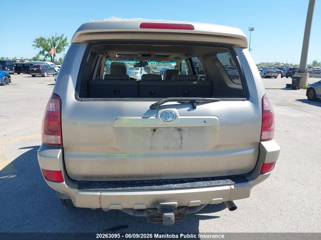 2005 Toyota 4runner Limited V8 მანქანა იყიდება აუქციონზე, vin: JTEBT17R750052643, აუქციონის ნომერი: 20263095