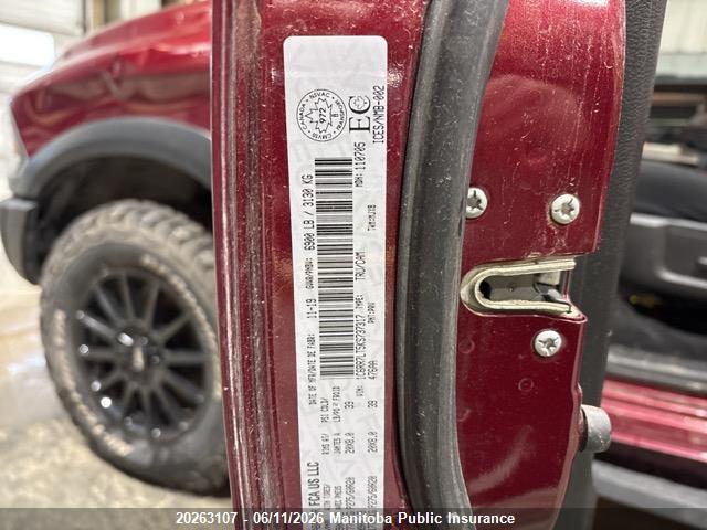 2019 Dodge Ram 1500 Slt Crew Cab მანქანა იყიდება აუქციონზე, vin: 1C6RR7LT5KS737317, აუქციონის ნომერი: 20263107