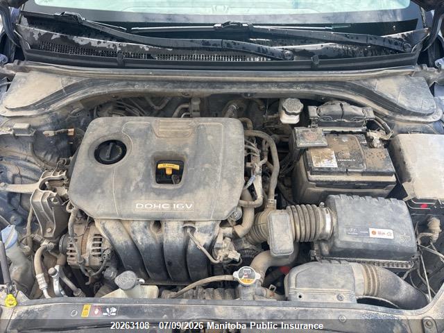 20263108 :رقم المزاد ، KMHD84LF7JU538928 vin ، 2018 Hyundai Elantra Gl مزاد بيع