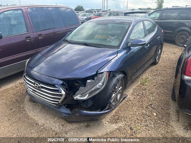 20263108 :رقم المزاد ، KMHD84LF7JU538928 vin ، 2018 Hyundai Elantra Gl مزاد بيع