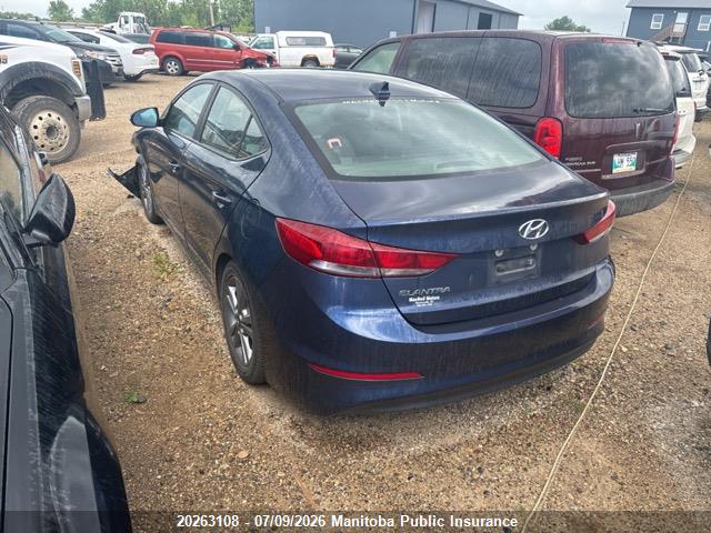 20263108 :رقم المزاد ، KMHD84LF7JU538928 vin ، 2018 Hyundai Elantra Gl مزاد بيع