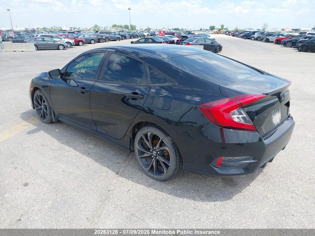 2019 Honda Civic Sport მანქანა იყიდება აუქციონზე, vin: 2HGFC2F81KH027783, აუქციონის ნომერი: 20263128