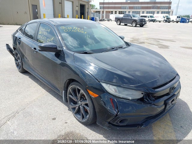 2019 Honda Civic Sport მანქანა იყიდება აუქციონზე, vin: 2HGFC2F81KH027783, აუქციონის ნომერი: 20263128