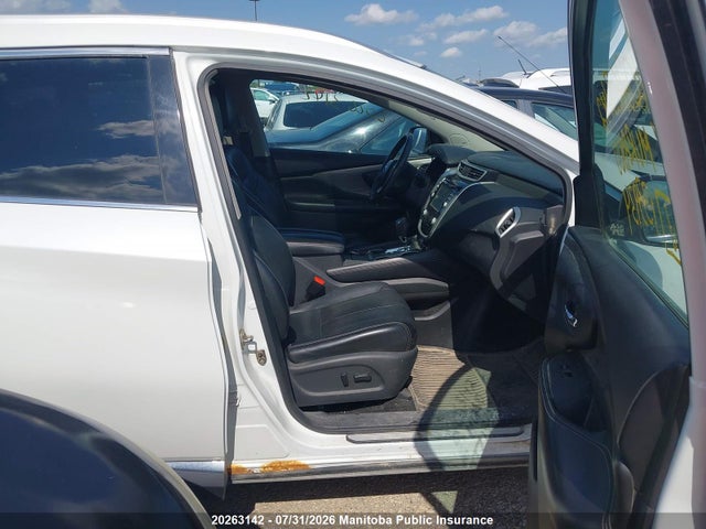 20263142 :رقم المزاد ، 5N1AZ2MH5GN133934 vin ، 2016 Nissan Murano Platinum مزاد بيع