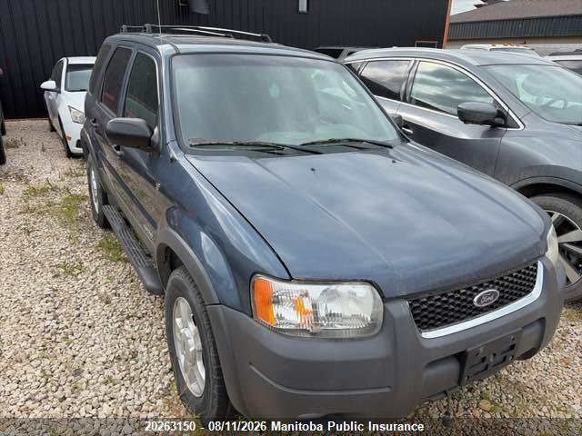 Aukcja sprzedaży 2001 Ford Escape Xlt V6, vin: 1FMCU04191KB00605, numer aukcji: 20263150