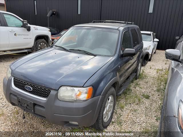 Aukcja sprzedaży 2001 Ford Escape Xlt V6, vin: 1FMCU04191KB00605, numer aukcji: 20263150