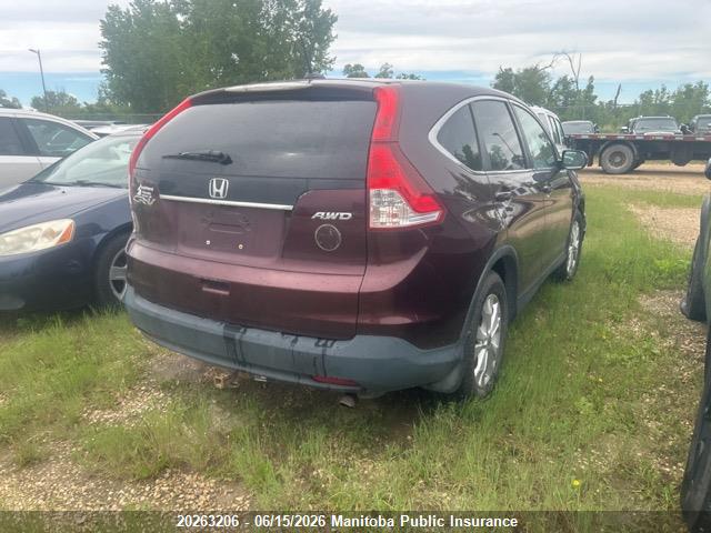 2012 Honda Cr-v Ex-l მანქანა იყიდება აუქციონზე, vin: 2HKRM4H71CH101253, აუქციონის ნომერი: 20263206