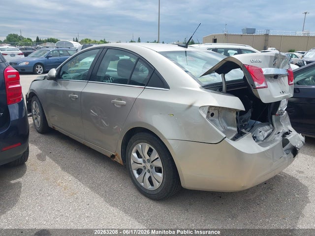 20263208 :رقم المزاد ، 1G1PC5SB1E7455884 vin ، 2014 Chevrolet Cruze Lt Turbo مزاد بيع