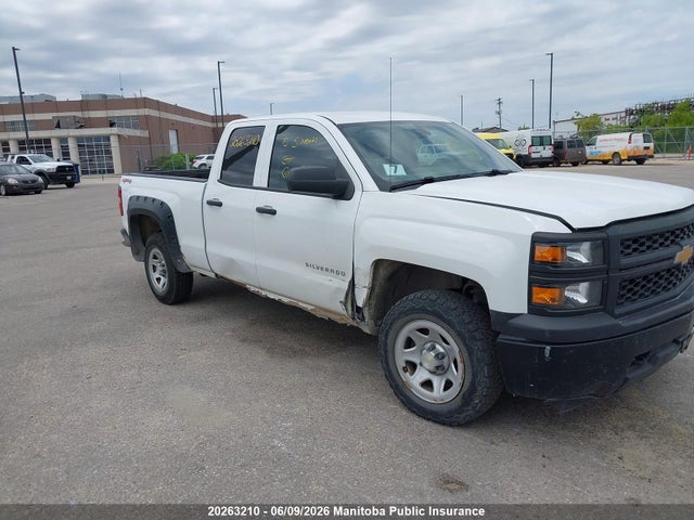 2015 Chevrolet Silverado 1500 Wt Double Cab მანქანა იყიდება აუქციონზე, vin: 1GCVKPEH4FZ331711, აუქციონის ნომერი: 20263210