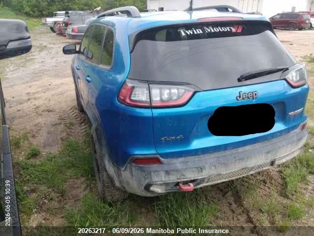 Продажа на аукционе авто 2019 Jeep Cherokee Trailhawk, vin: 1C4PJMBX0KD336580, номер лота: 20263217