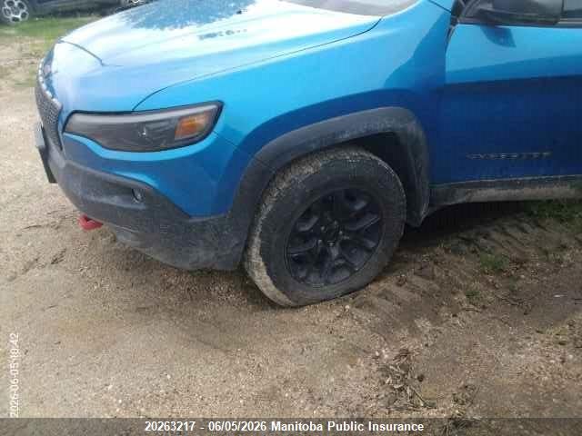 Продажа на аукционе авто 2019 Jeep Cherokee Trailhawk, vin: 1C4PJMBX0KD336580, номер лота: 20263217
