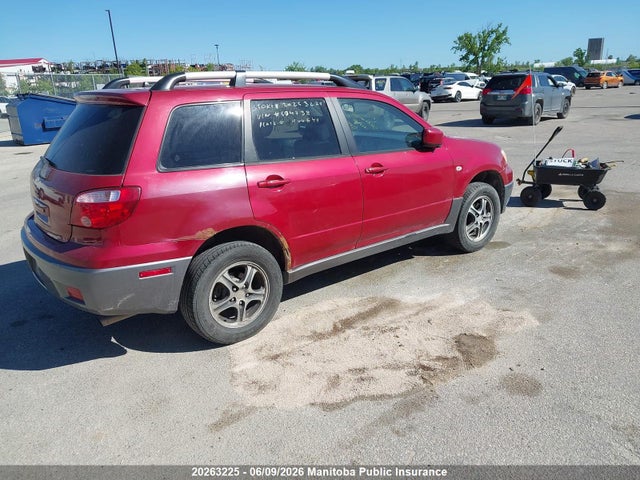 Продажа на аукционе авто 2006 Mitsubishi Outlander Ls, vin: JA4LZ31FX6U604738, номер лота: 20263225