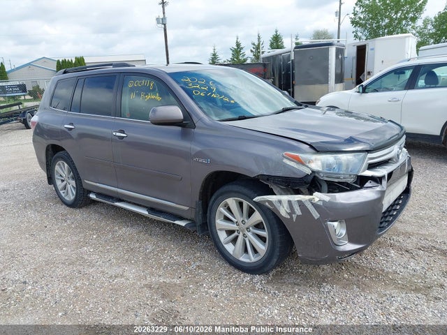 2011 Toyota Highlander Hybrid მანქანა იყიდება აუქციონზე, vin: JTEBC3EH0B2001118, აუქციონის ნომერი: 20263229
