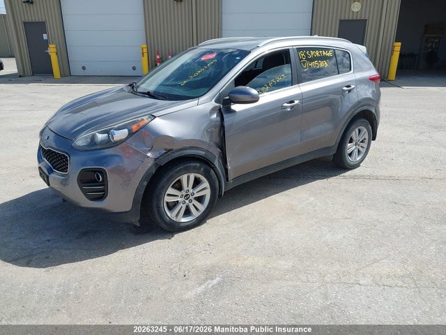 2018 Kia Sportage Lx მანქანა იყიდება აუქციონზე, vin: KNDPMCAC3J7405212, აუქციონის ნომერი: 20263245