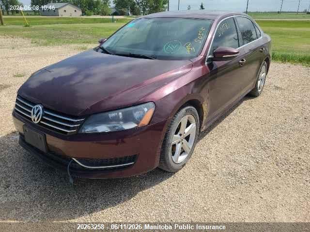 20263258 :رقم المزاد ، 1VWBH7A32CC034038 vin ، 2012 Volkswagen Passat 2.5 مزاد بيع