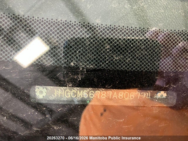 Продажа на аукционе авто 2007 Honda Accord Se, vin: 1HGCM56787A806774, номер лота: 20263270