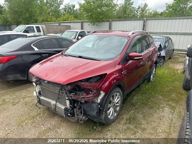 2017 Ford Escape Titanium მანქანა იყიდება აუქციონზე, vin: 1FMCU9JD3HUD65778, აუქციონის ნომერი: 20263271