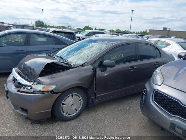 20263272 :رقم المزاد ، 2HGFA1F45AH027362 vin ، 2010 Honda Civic Dx-g مزاد بيع