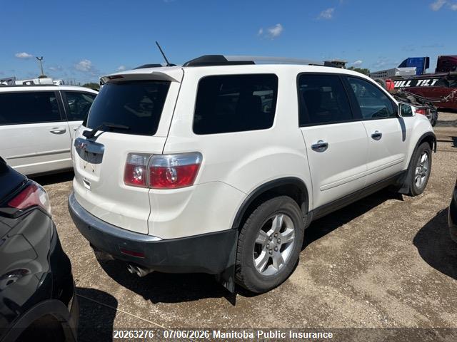 20263276 :رقم المزاد ، 1GKKRPED4CJ161926 vin ، 2012 Gmc Acadia Sle مزاد بيع